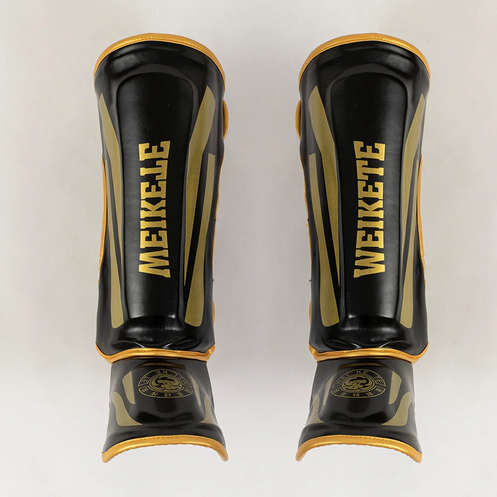 Boxing Shin Guards MMA Fighting Shin Guards Sanda Muay Thai Ankle Guards Unisex Competition Training Shin Guards