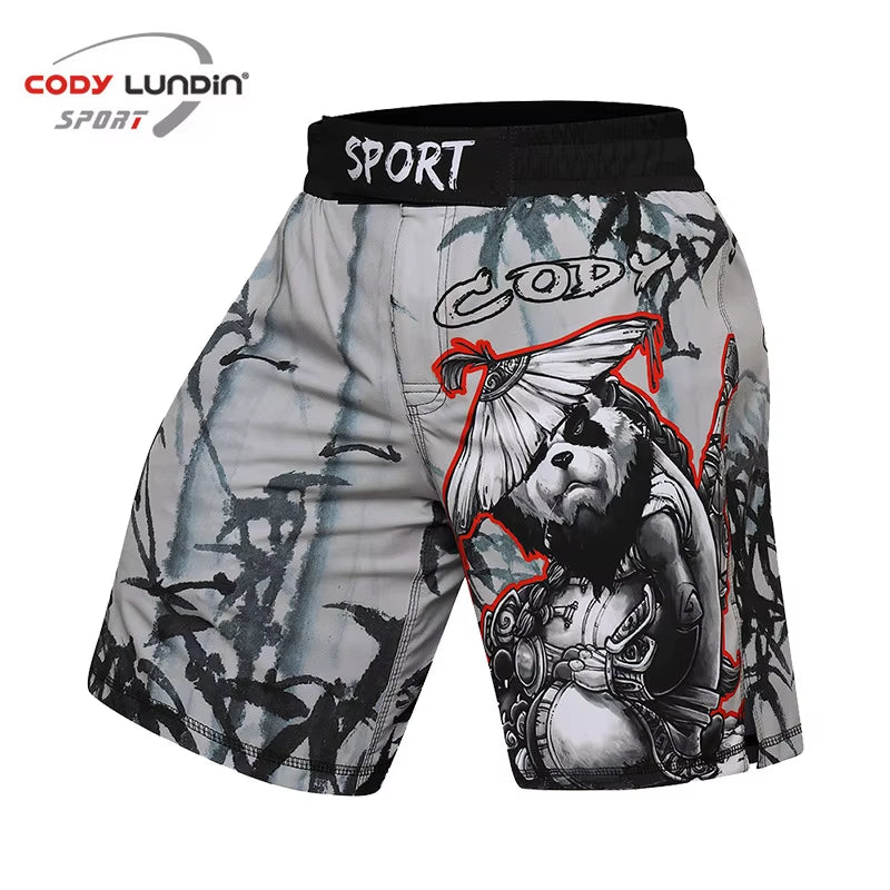 MMA BJJ GI Rashguard T Shirts+Muay Thai Shorts Rash Guard Clothing Boxing Jerseys MMA Compression T-Shirt Men Kickboxing Sets