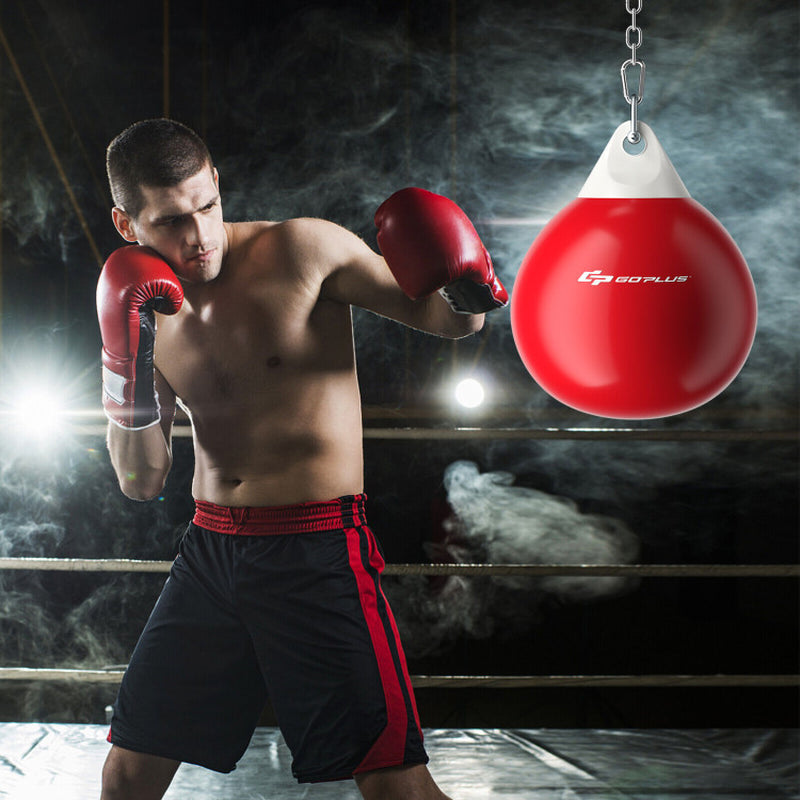 18 Inch 110 Pound Heavy Punching Water Aqua Bag with Adjustable Metal Chain