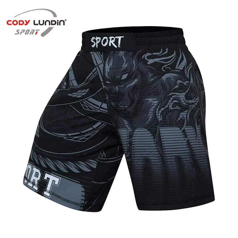 MMA BJJ GI Rashguard T Shirts+Muay Thai Shorts Rash Guard Clothing Boxing Jerseys MMA Compression T-Shirt Men Kickboxing Sets
