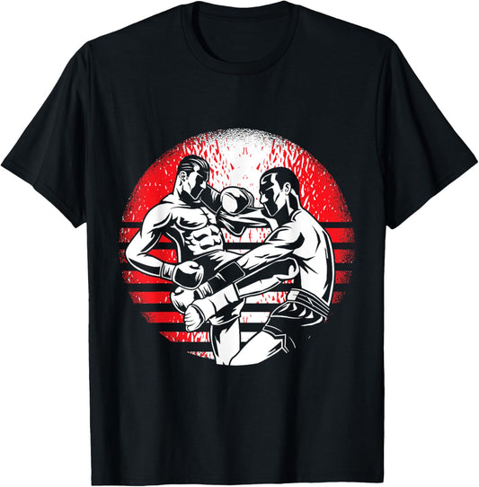 Martial Arts Sparring Men Boys Kids Muay Thai T-Shirt