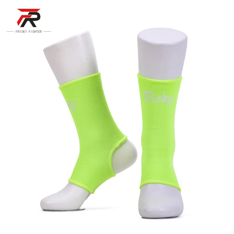 Muay Thai Anklet Fight Kickboxing Boxing Foot Ankle Support Socks Sports Braces Men Women Kids Leg Protector MMA Accessories