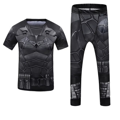 MMA Rashguard for Children Jiu Jitsu T-Shirt +Pants Compression Boxing Sportwear Kids MMA Muay Thai Kickboxing Sets MMA Clothing